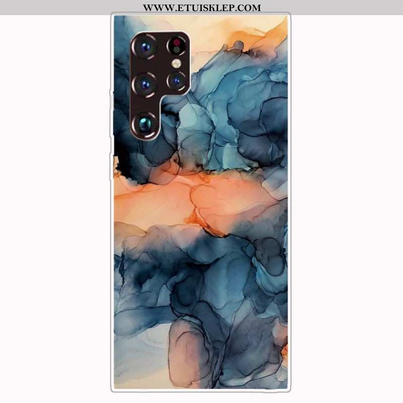 Etui do Samsung Galaxy S22 Plus 5G Kolorowy Marmur